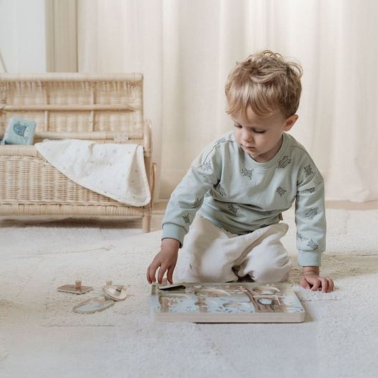 Geluidenpuzzel hout - Forest Friends