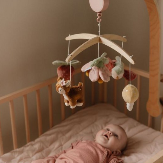 Houten muziekmobiel - Fairy Garden