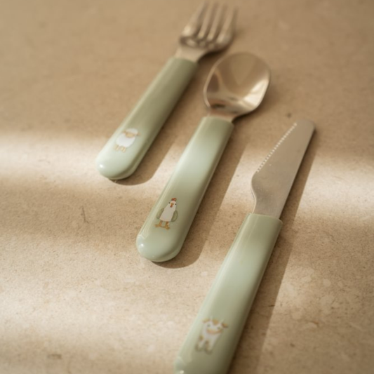 Kinderbestekset 3-delig Little Farm