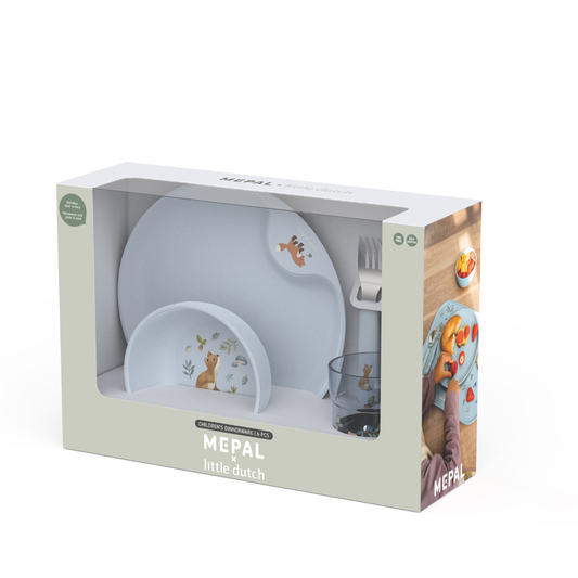 Kinderservies 6 delig Forest friends