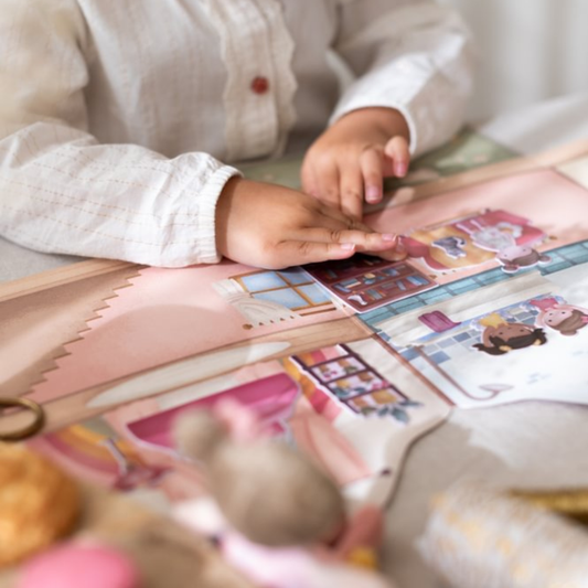 Herbruikbare stickers Rosa