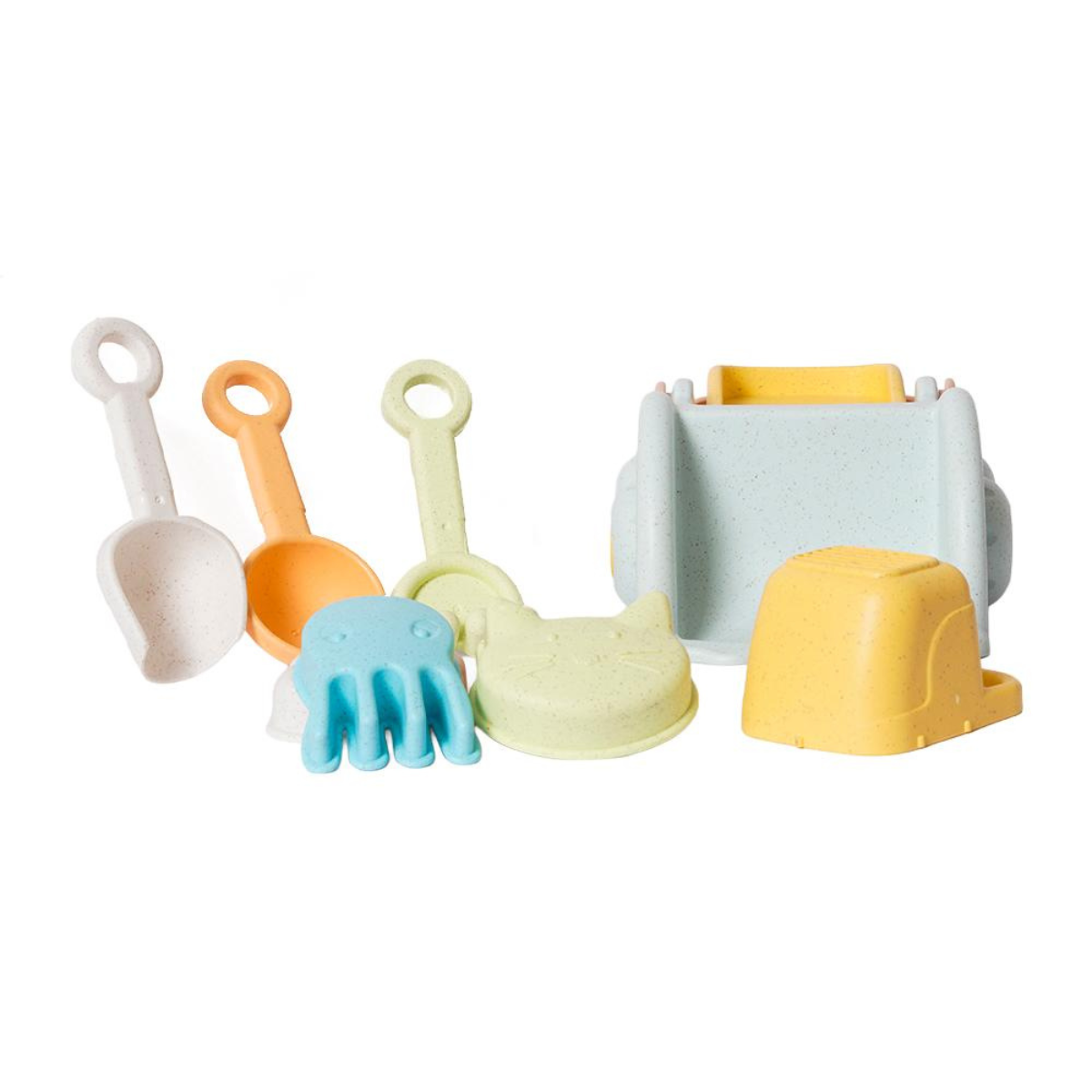 BIOplastic Strandset Bulldozer 8-delig