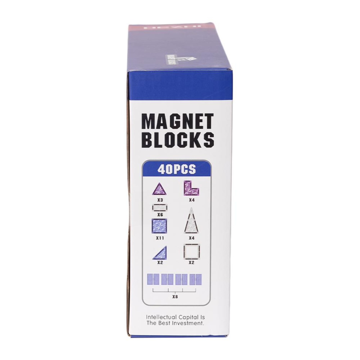Magnetische Tegels Multikleur - 40 stuks - 5,5 x 5,5 cm