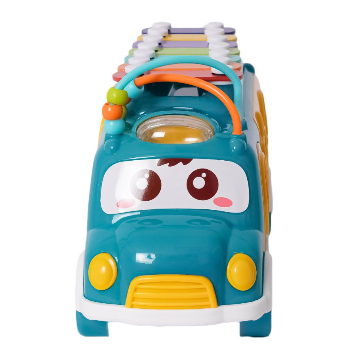 Vormenstoof bus met xylofoon