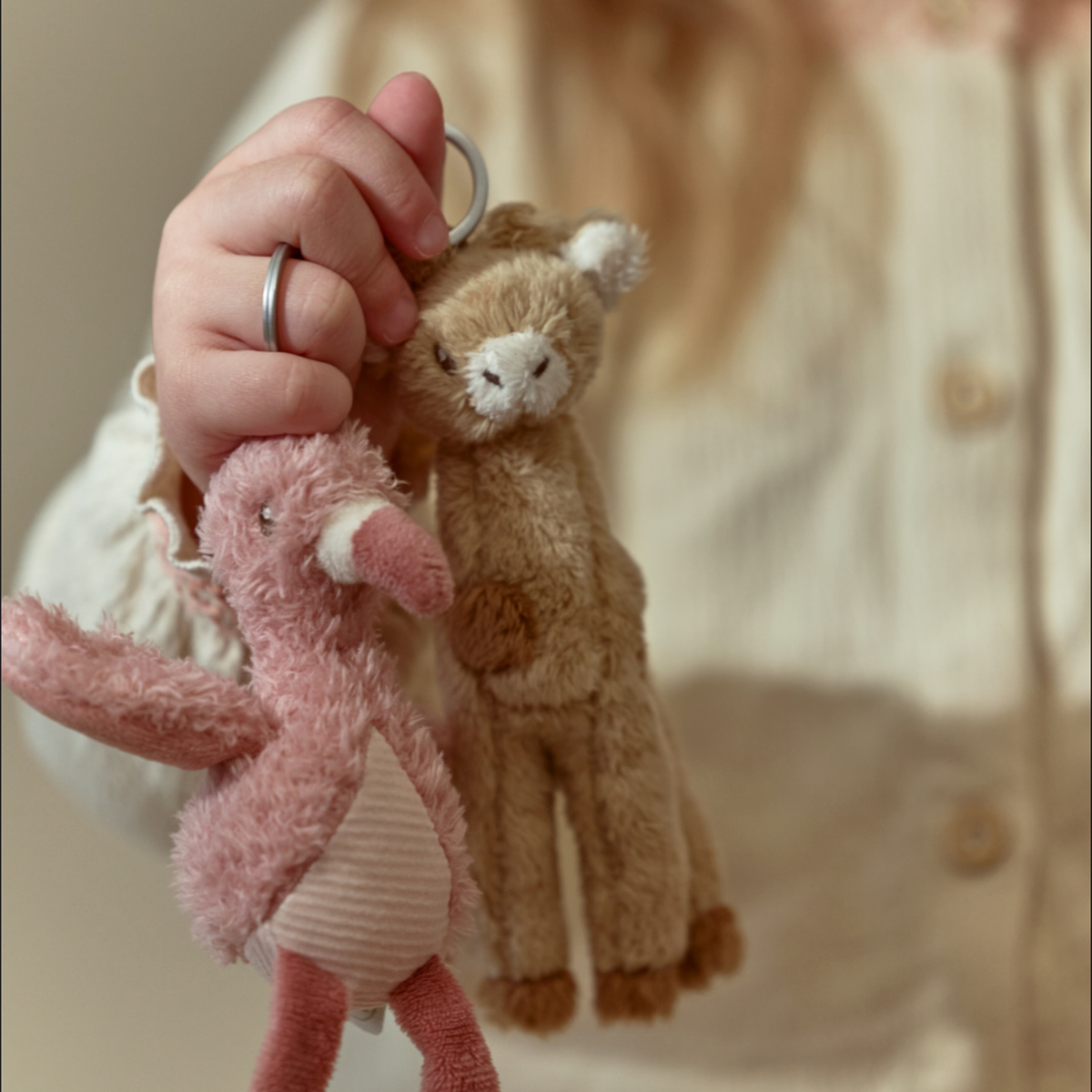 Sleutelhanger Flamingo - Roze - Safari Friends