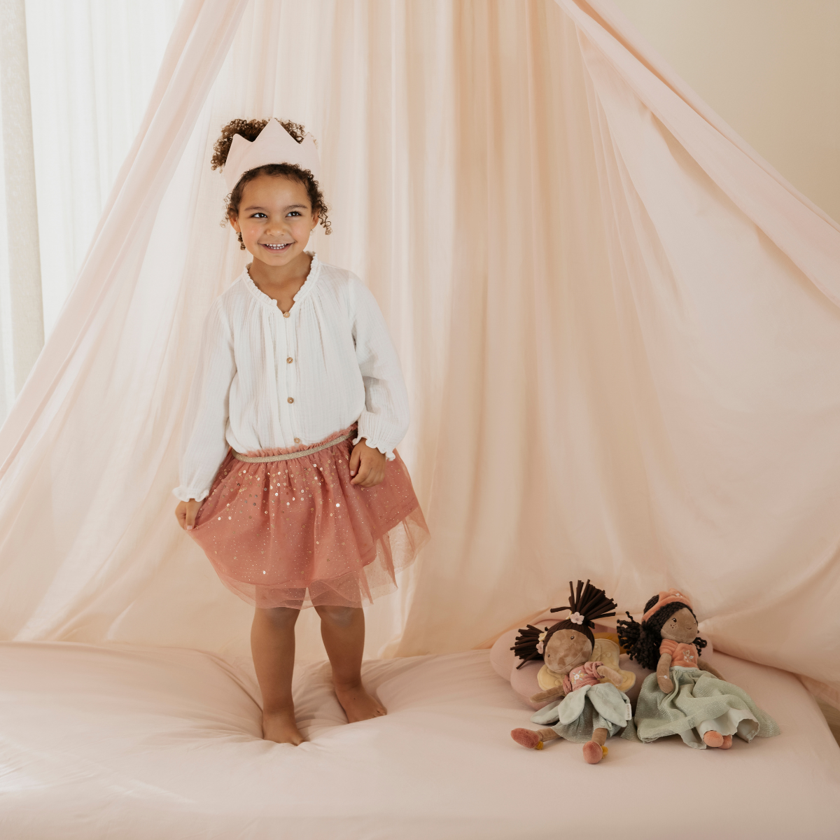 Knuffelpop Prinses Evi - 35 cm