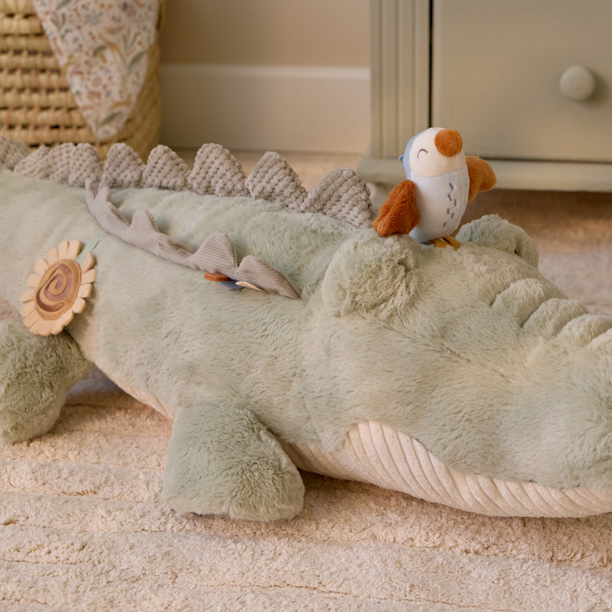 Activiteitenknuffel Krokodil XL - Groen - Safari Friends