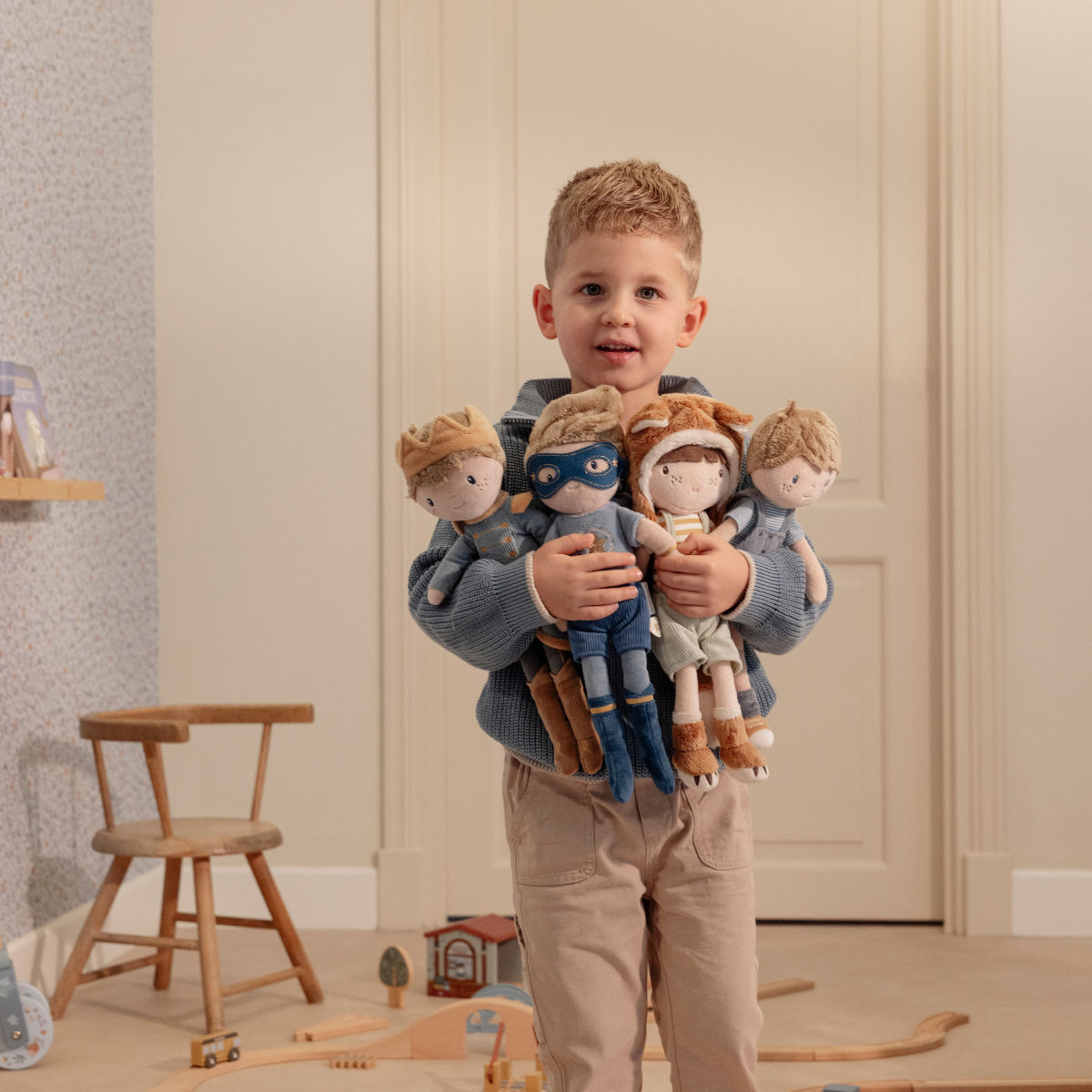 Knuffelpop Prins JIm 35cm