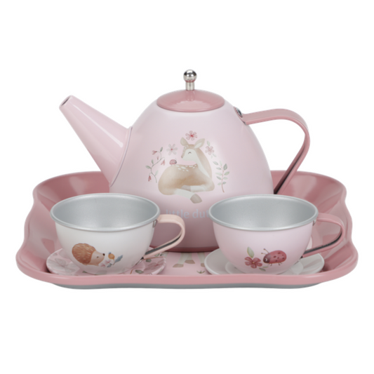 Thee servies in koffer fairy garden