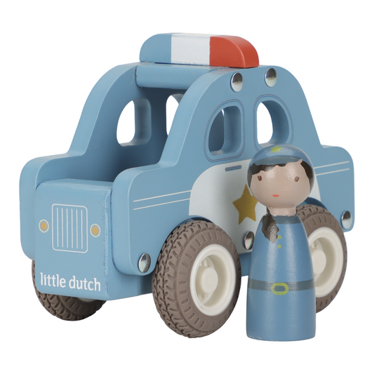 Houten politiewagen