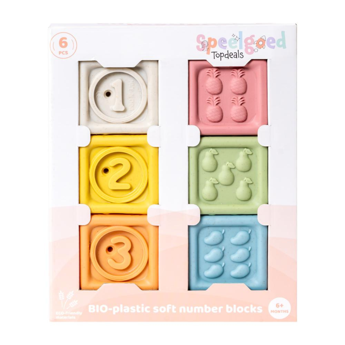 BIOplastic Blokken 6-delig