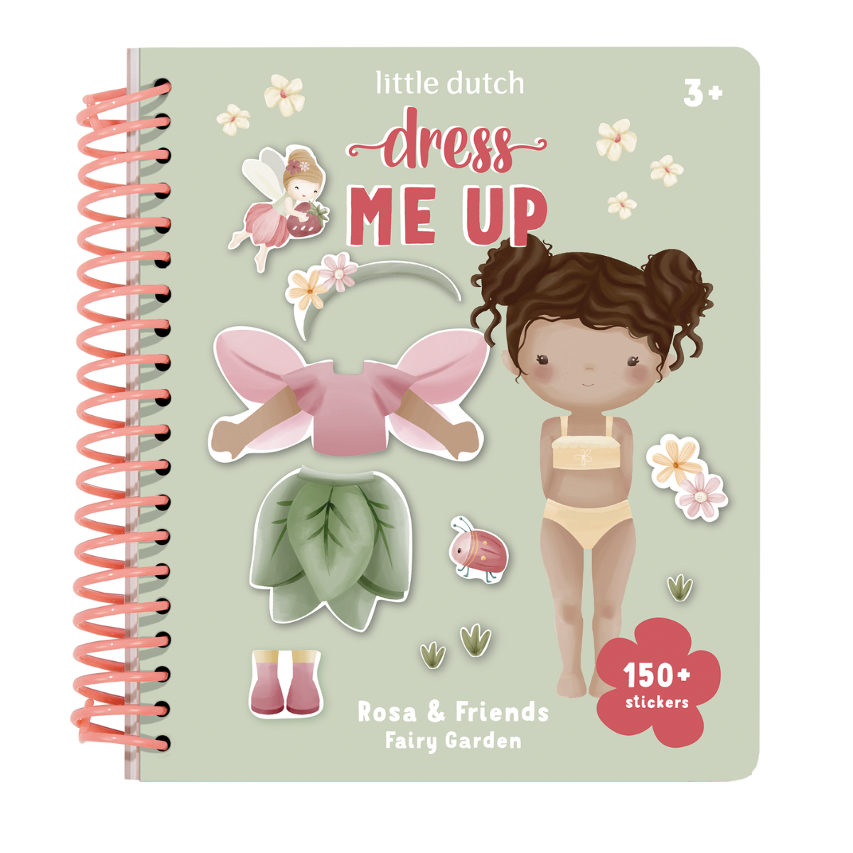 Aankleed- en stickerboek - Fairy Garden