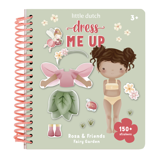 Aankleed- en stickerboek - Fairy Garden