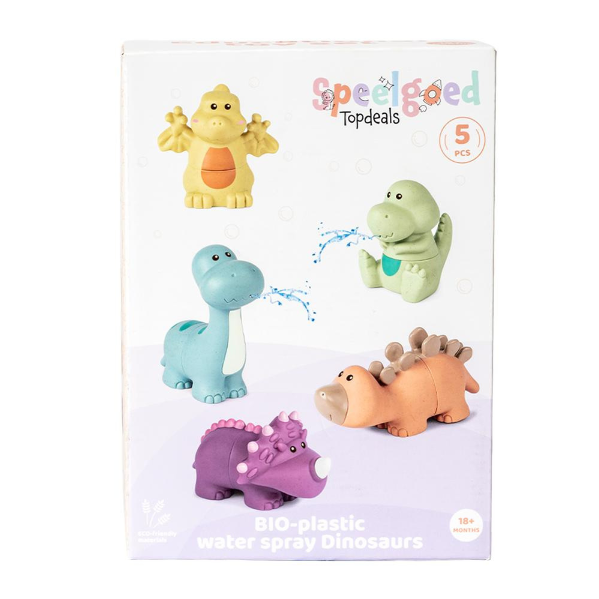 BIOplastic Waterspray dino’s 5-delig