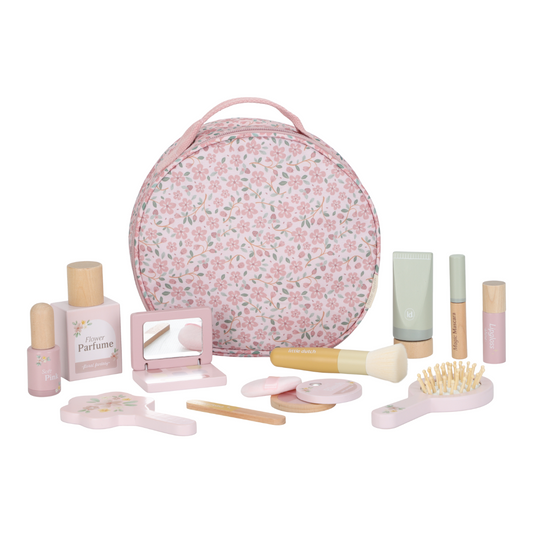 Houten make-up set