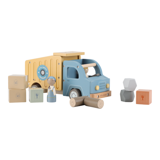 Houten kiepwagen