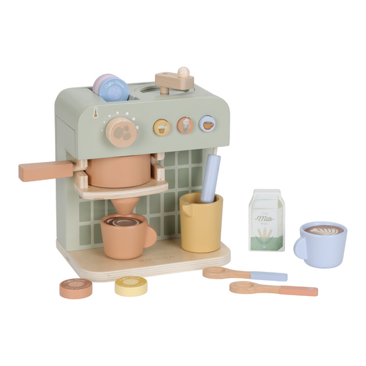 Houten koffiezetappparaat