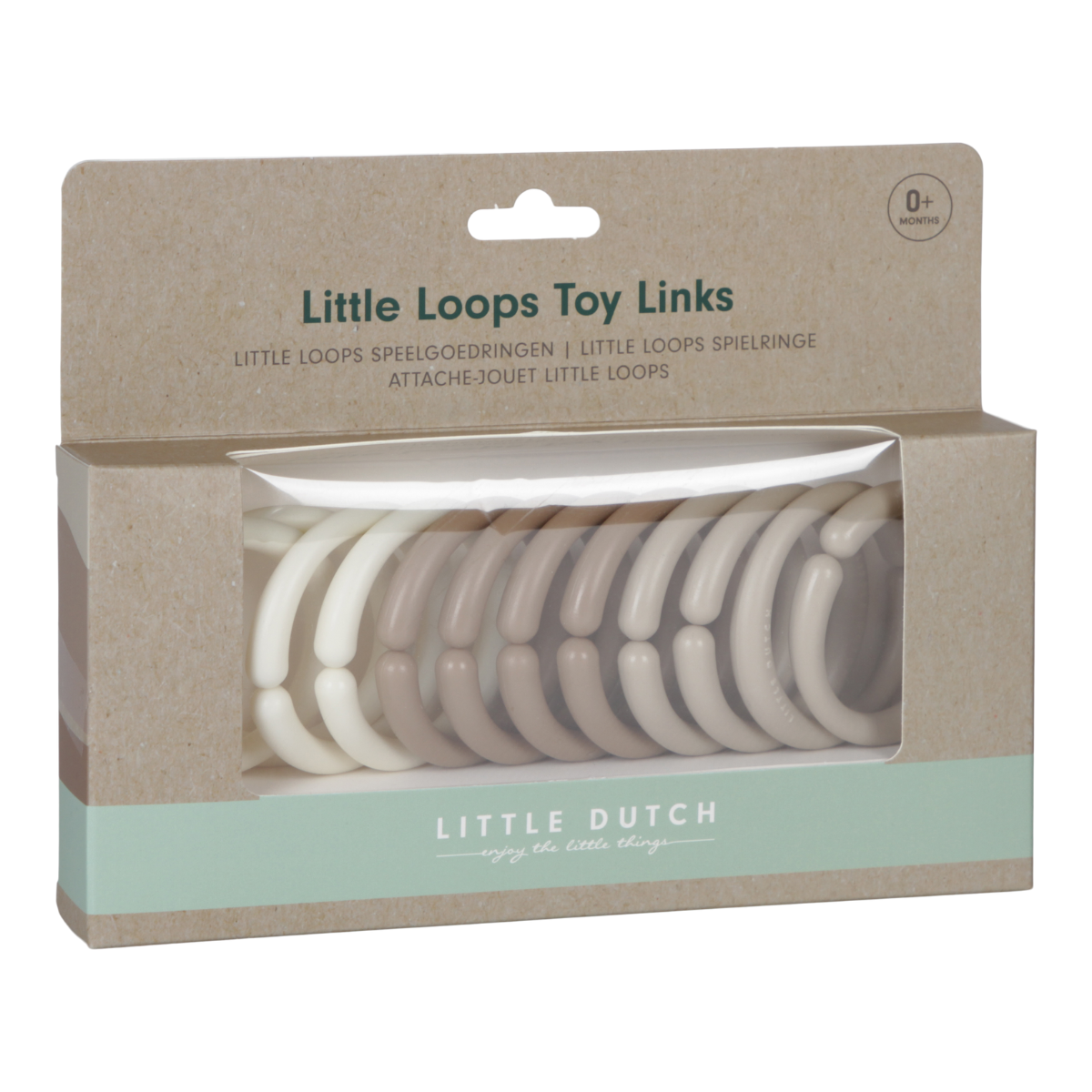Little Loops speelgoedringen - Beige