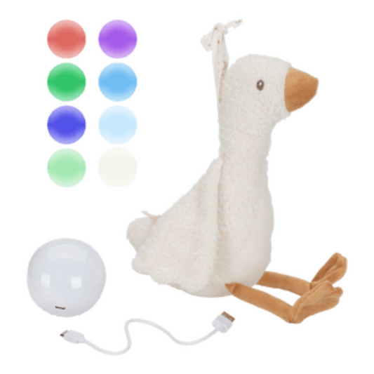 Knuffelgans Licht & Geluid