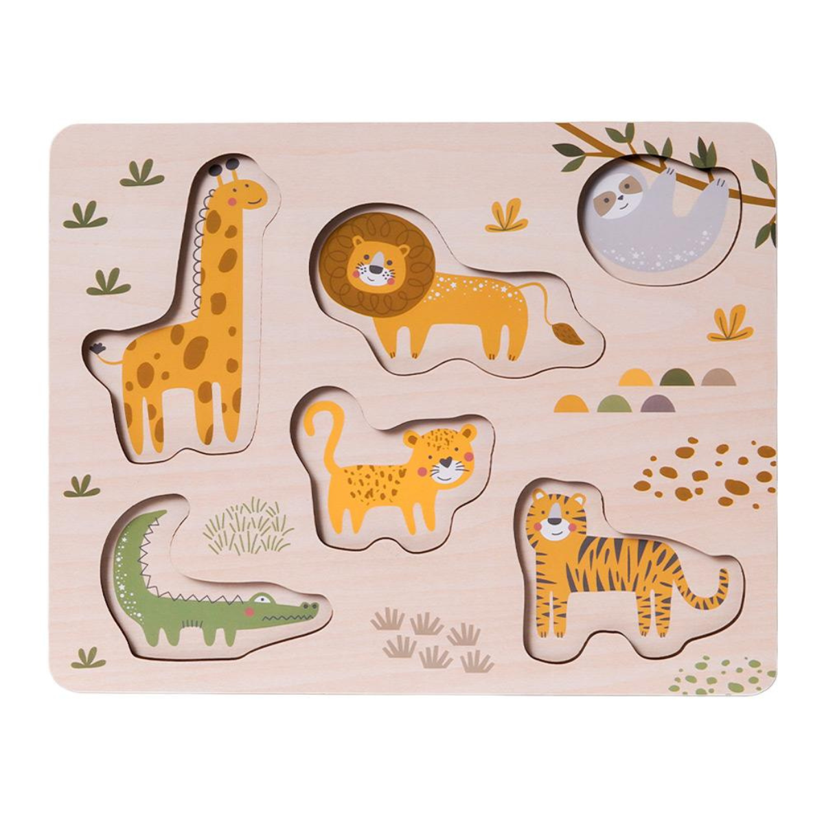 Houten puzzel Wilde dieren