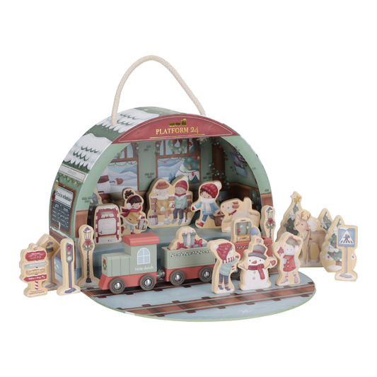 Advent kalender treinbaan