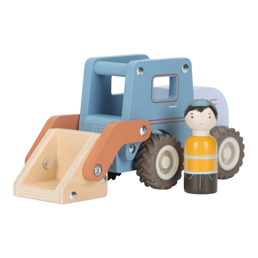 Houten bulldozer