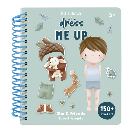 Aankleed- en Stickerboek Forest Friends