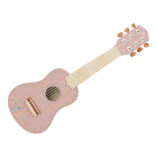 Houten gitaar - Roze - Safari Friends