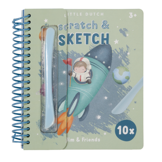 scratch boek jim friends