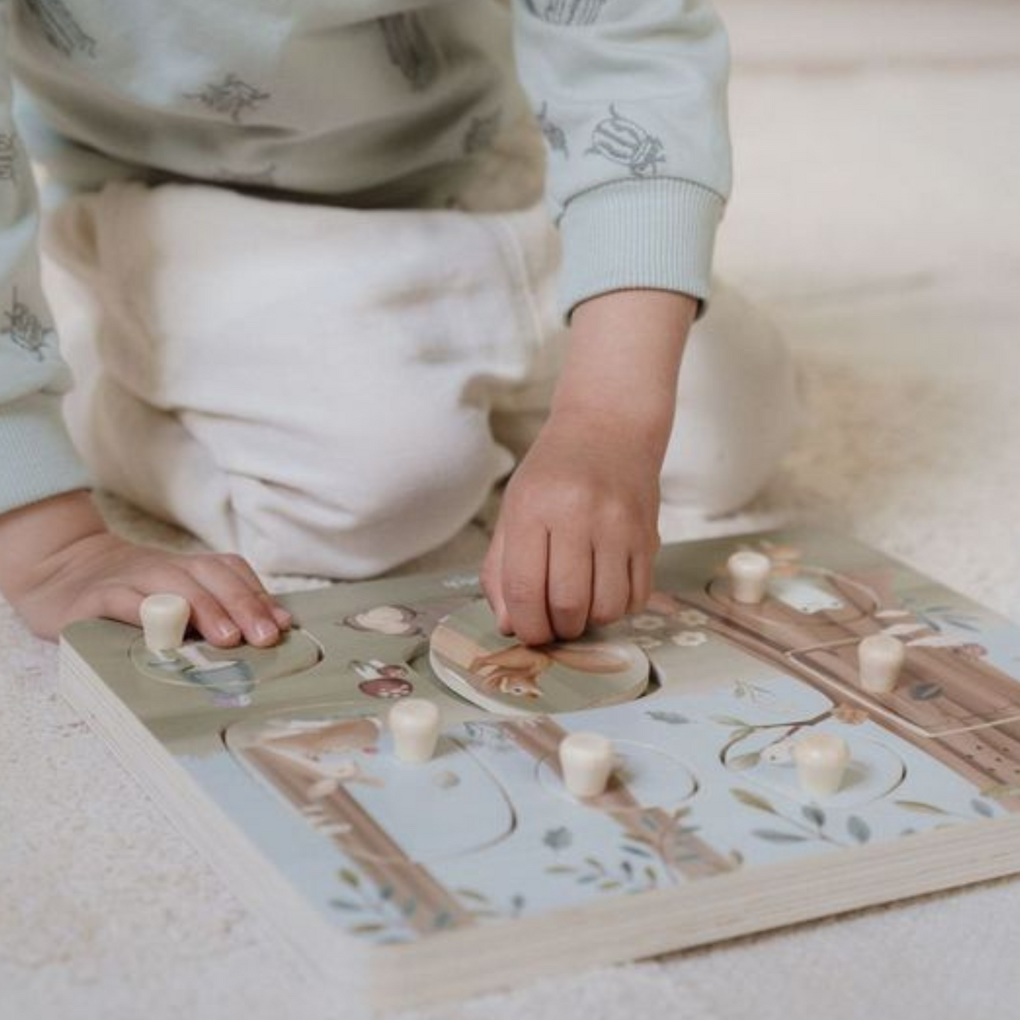 Geluidenpuzzel hout - Forest Friends