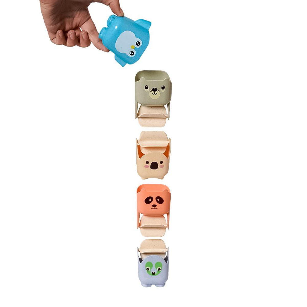BIOplastic Badspeelgoed Dieren 5-delig