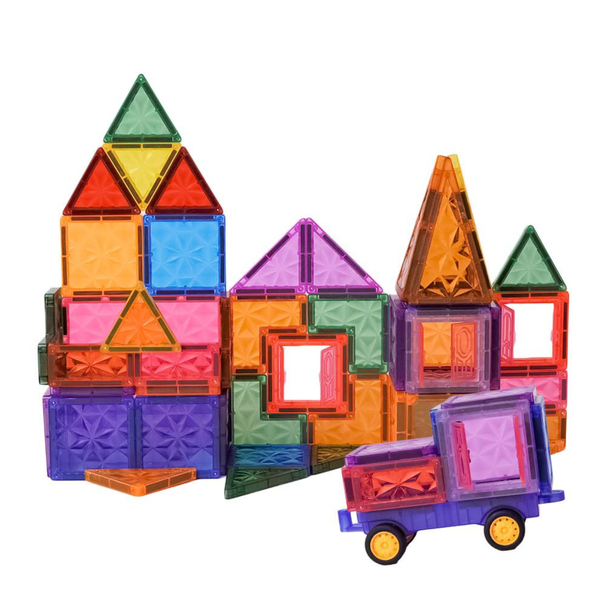 Magnetische Tegels Regenboog - 60 stuks - 5,5 x 5,5 cm