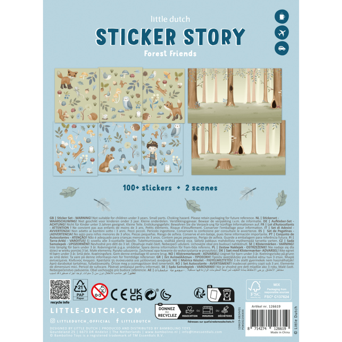 Stickerset Forest Friends