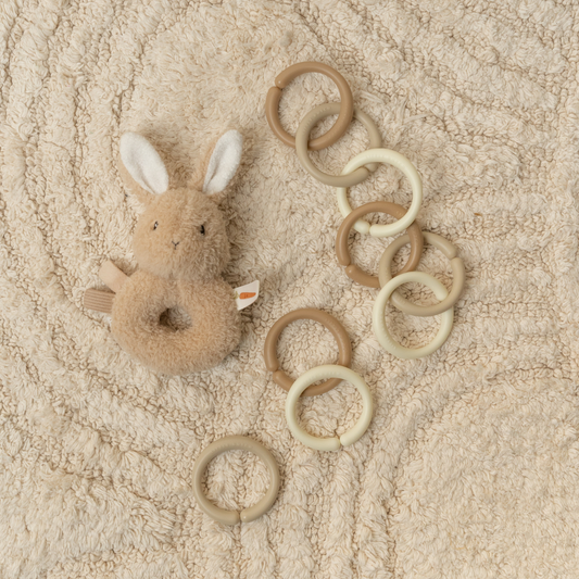 Little Loops speelgoedringen - Beige