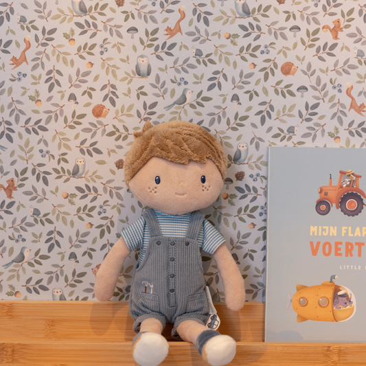 Knuffelpop jim 10 cm