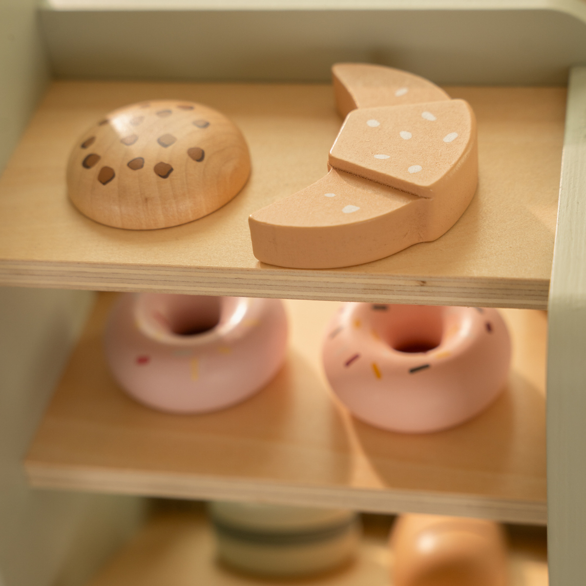 Houten koffiehoek