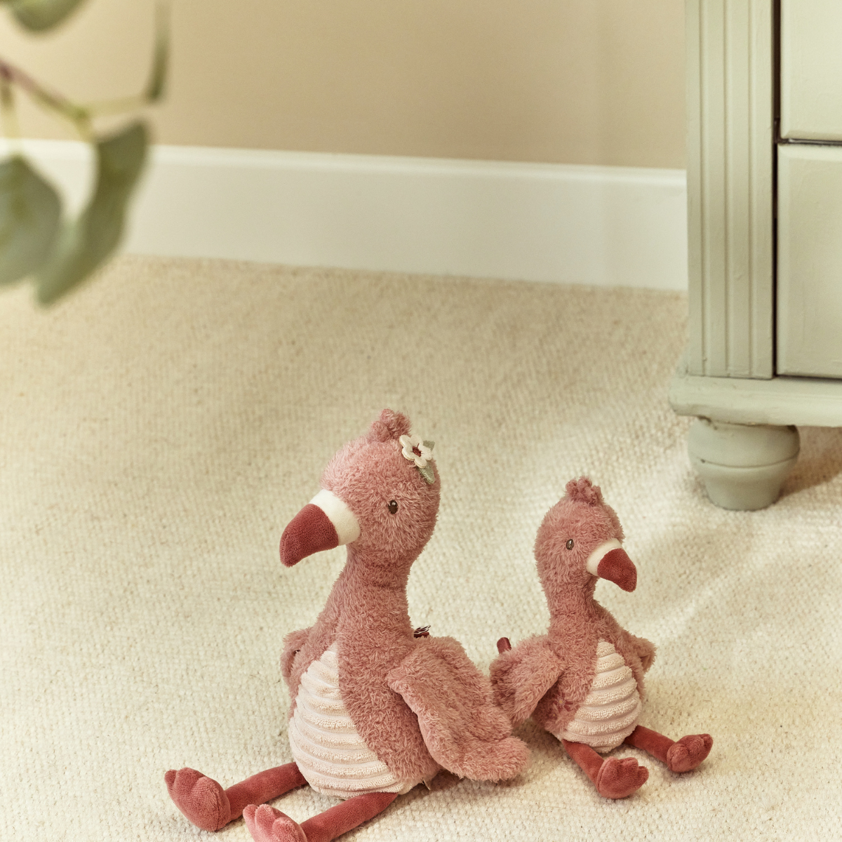 Knuffel Flamingo 17 cm - Safari Friends