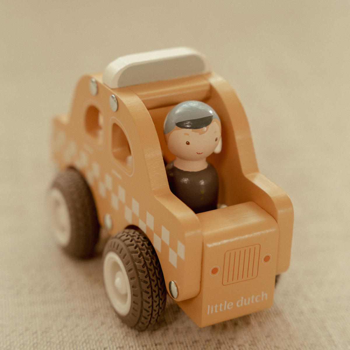 Houten taxi