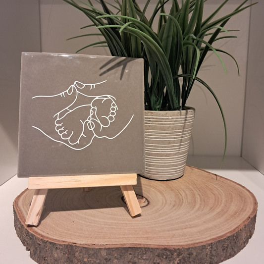 Tegeltje hands