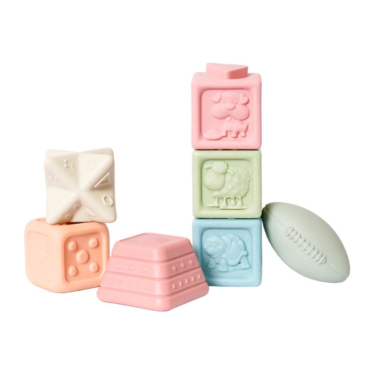 BIOplastic Blokken en vormen 12-delig