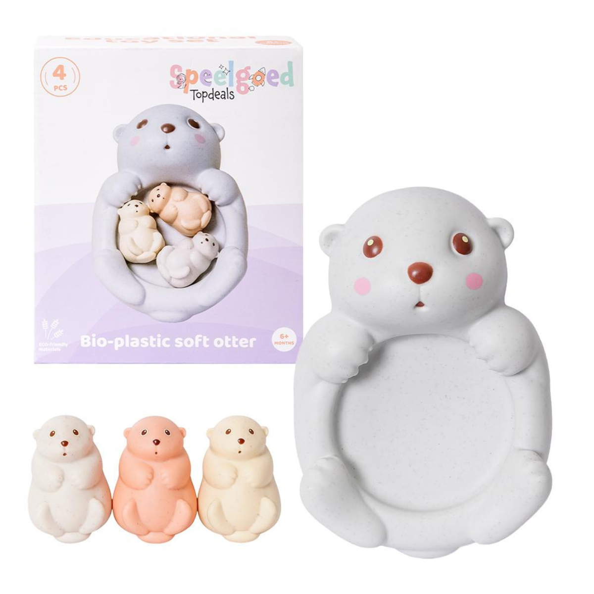 BIOplastic Otter 4-delig