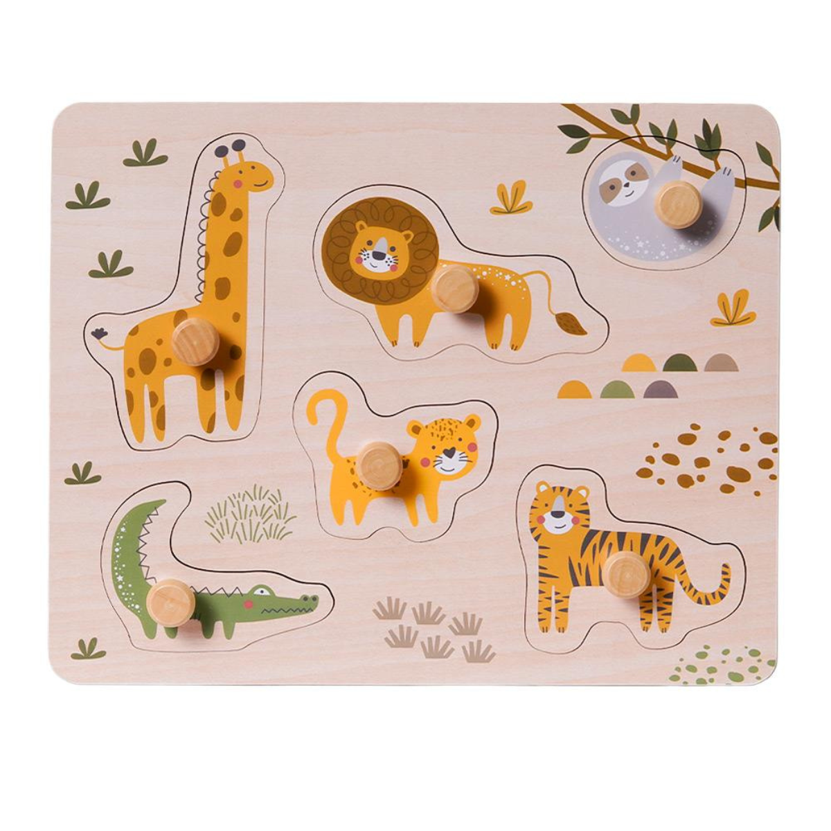 Houten puzzel Wilde dieren