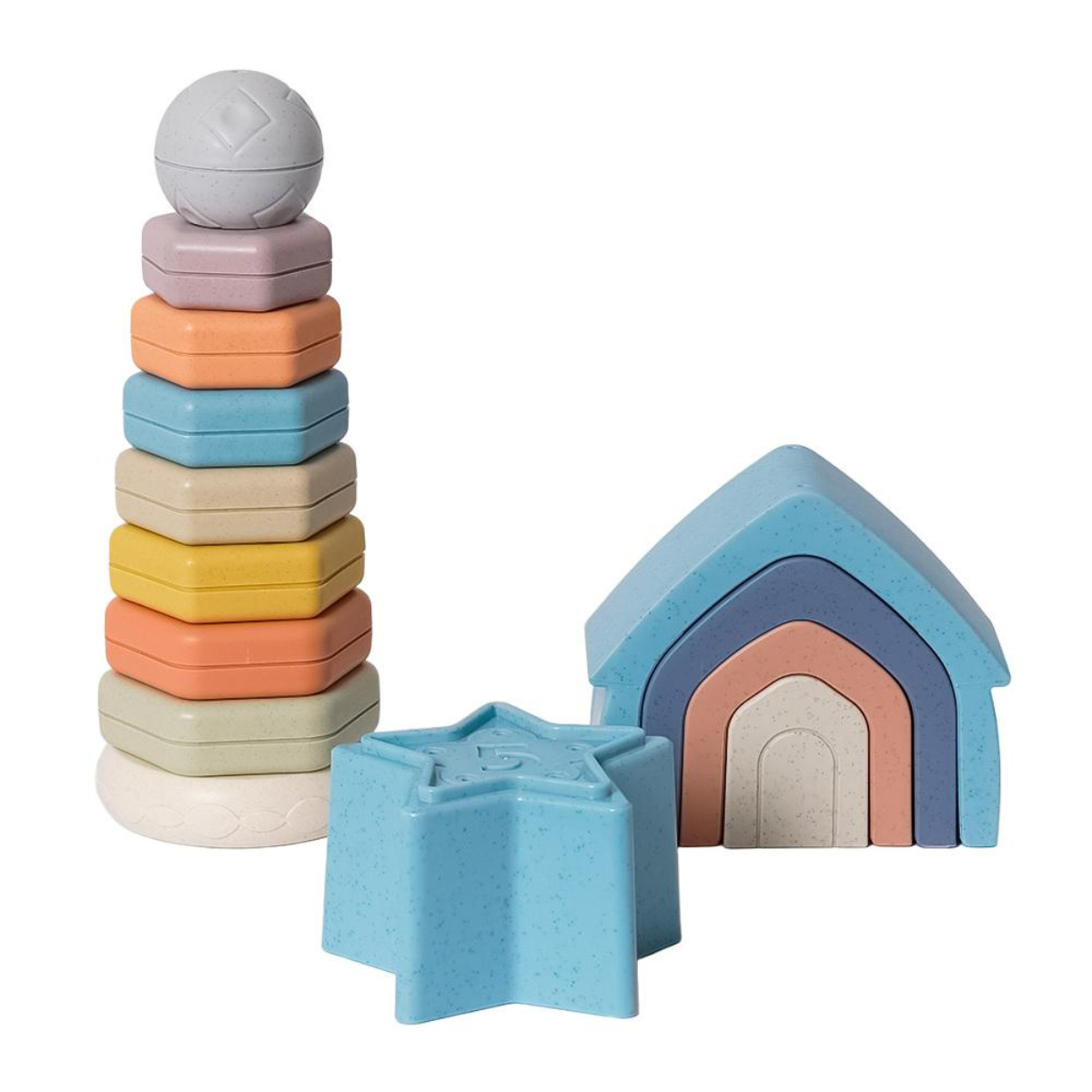 BIOplastic Stapeltoren set 18-delig