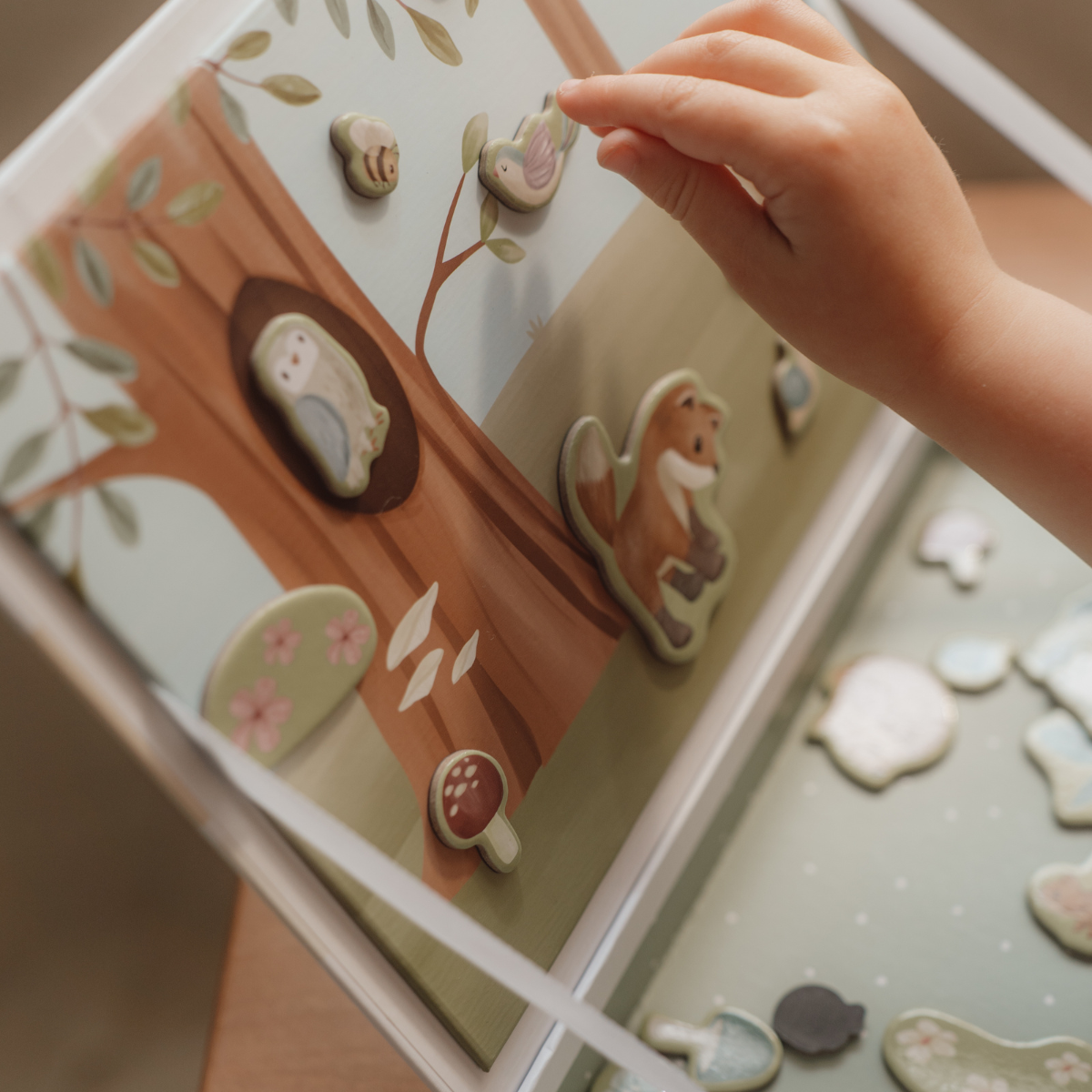 Magnetisch speelbord forest friends