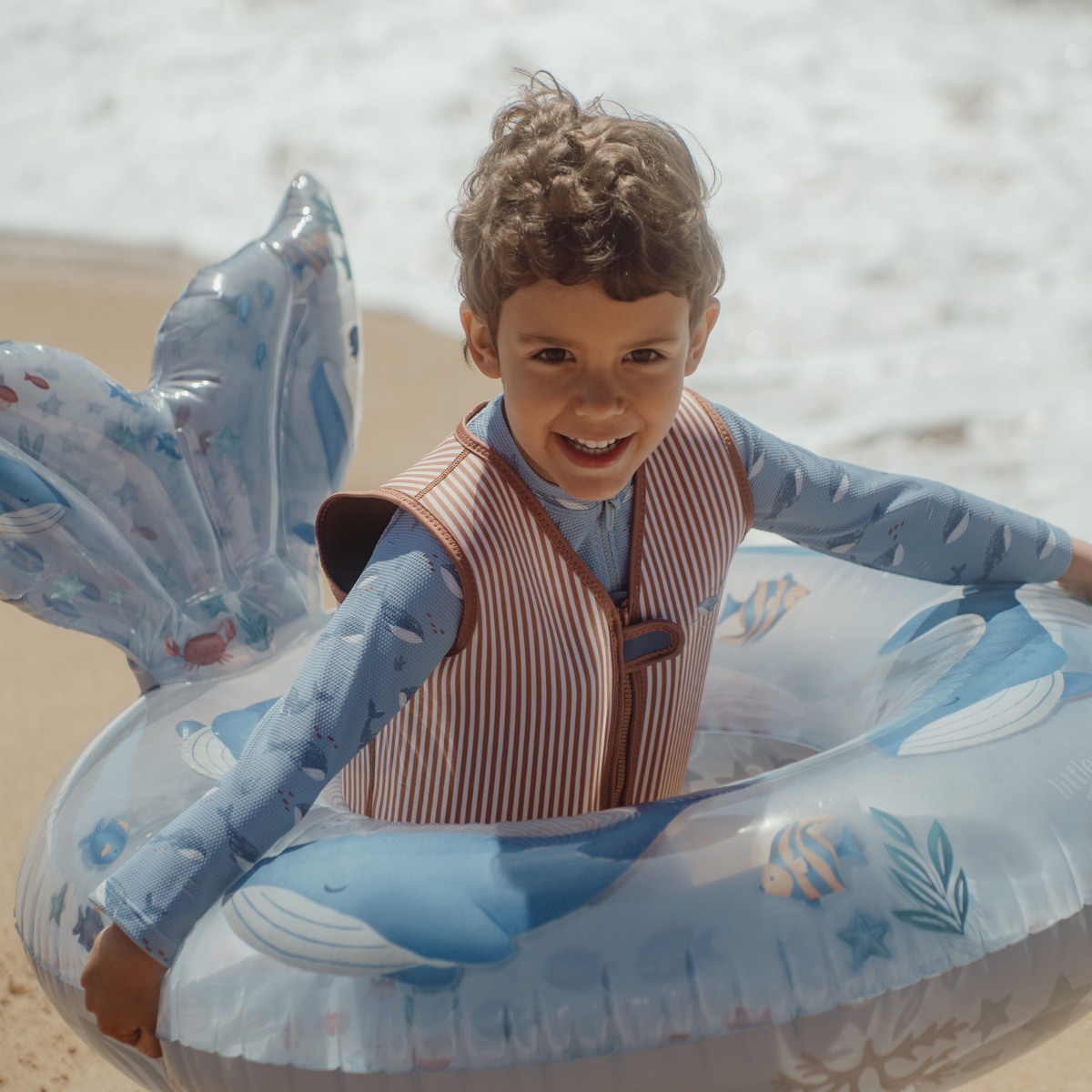 Little Dutch Ocean World Zwemring 91cm + Staart