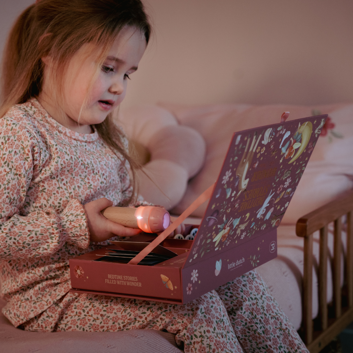 Verhalen projector zaklamp - Roze