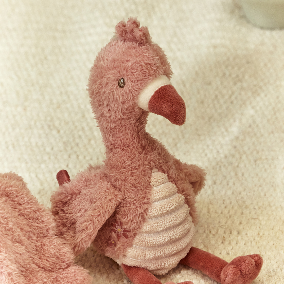 Knuffel Flamingo 17 cm - Safari Friends