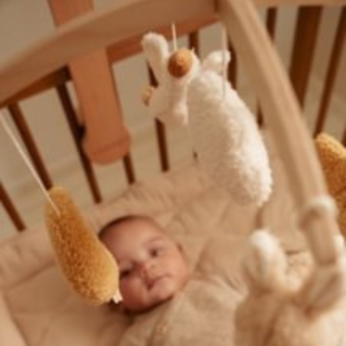 Houten muziekmobiel Newborn Naturals