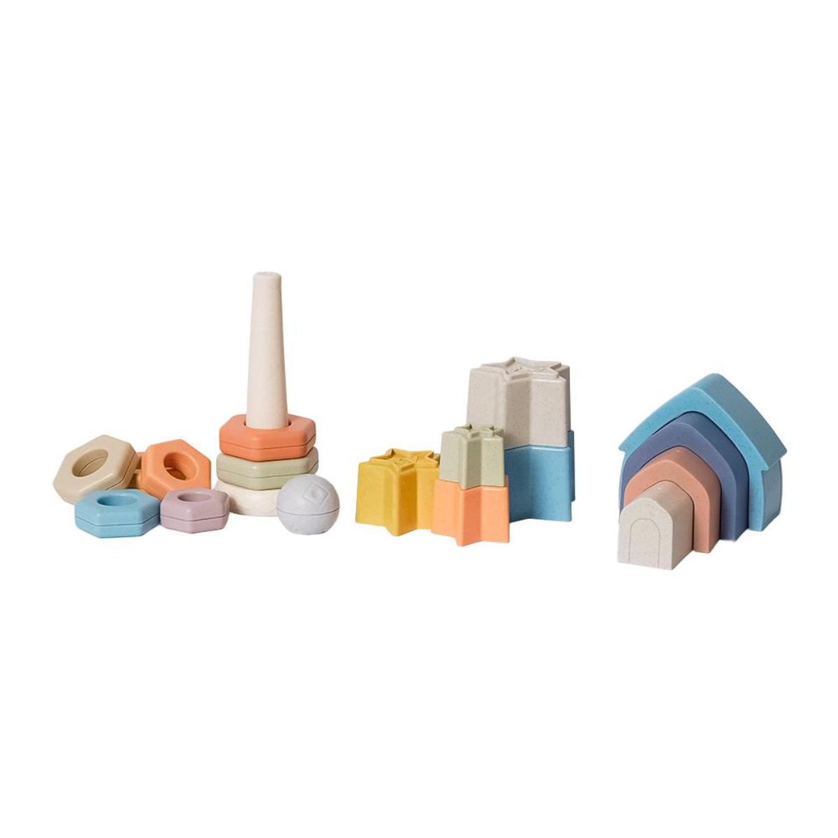 BIOplastic Stapeltoren set 18-delig