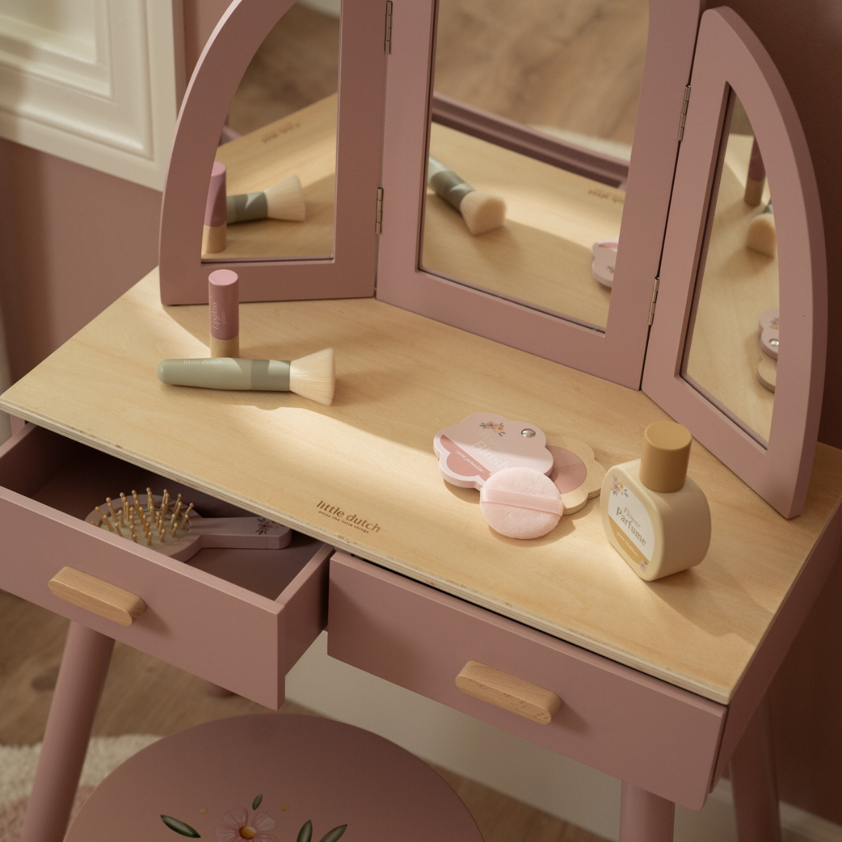 Houten kaptafel
